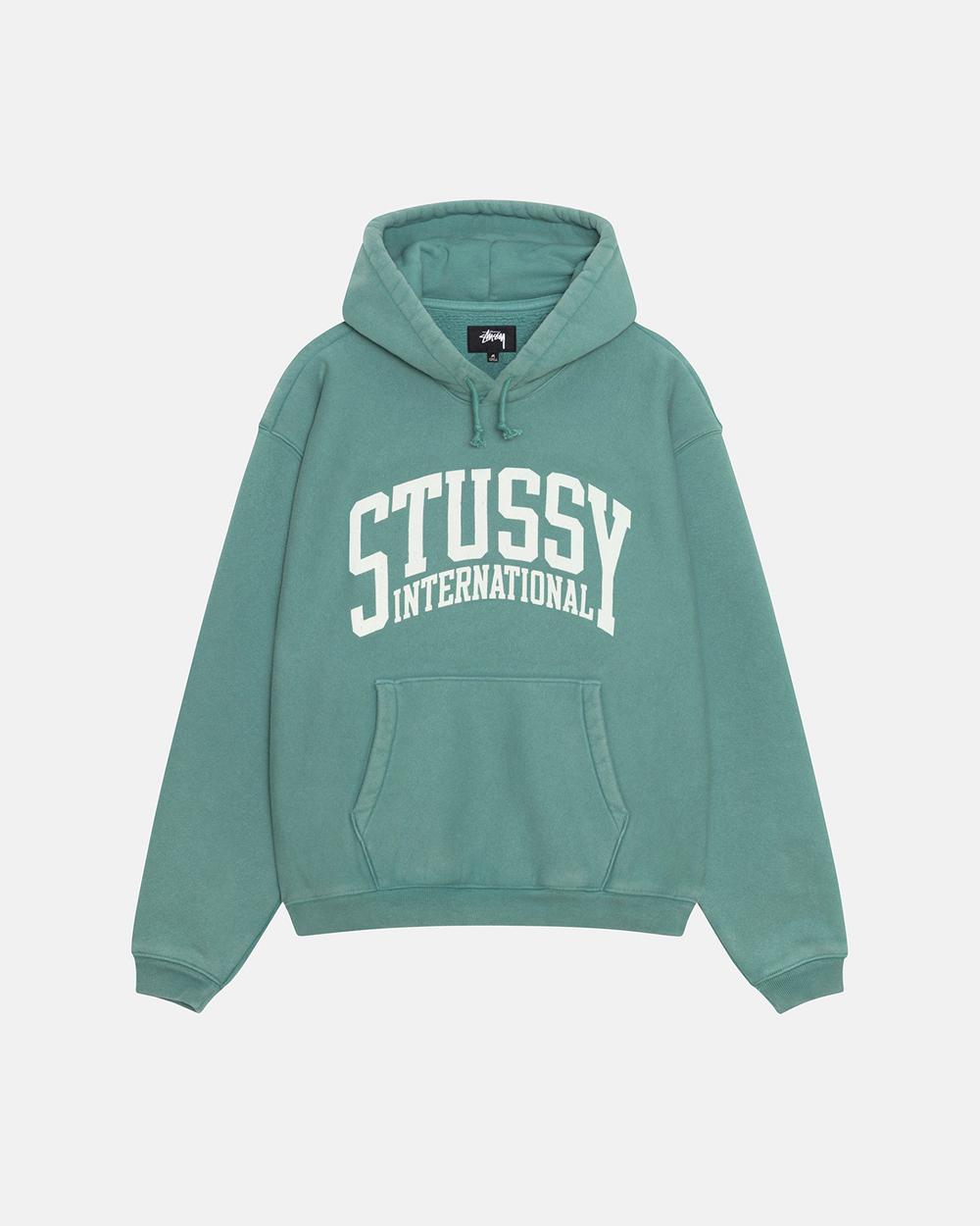 Sweat a Capuche Stussy Relaxed International Bleu  France |  31264-RQCD